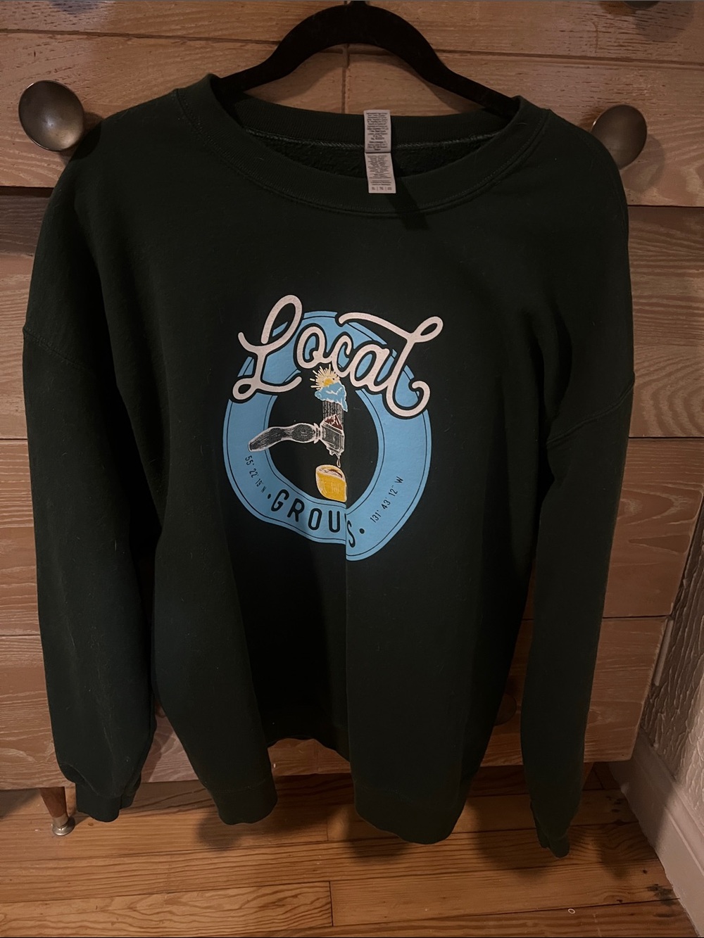 Local Grounds Black Graphic Sweatshirt